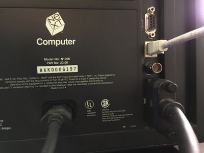 A Vintage NeXT Computer Wires Up to the internet