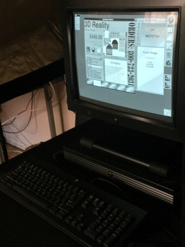 A NeXT Computer is prepared for AppStorey to demonstrate the first AppStore.